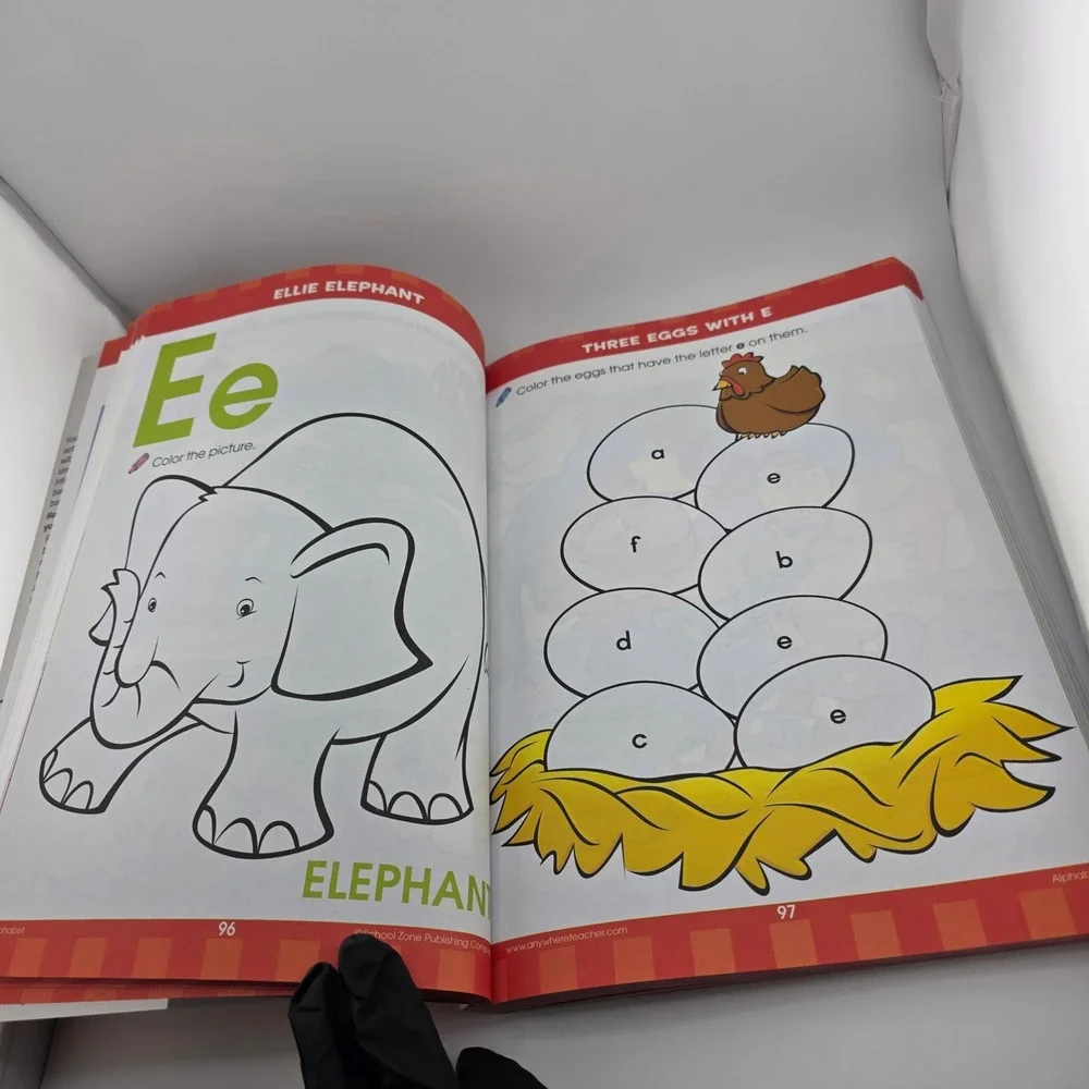School‎ Zone Big Preschool Scholar Learning Workbook ABC Numbers Colors